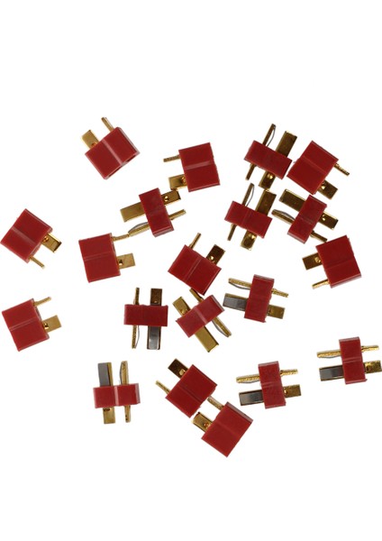 10 Çift Deans Kaymaz Konektör T Fiş Erkek + Dişi Rc Esc Pil Için (Yurt Dışından)