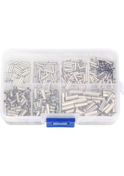 600 Adet 0.5mm2-6mm2 22-10 Awg Yalıtımsız Tel Konektörü Yüksük Elektrik Kablo Terminali Bakır Kalaylı (Yurt Dışından)