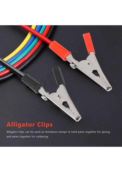 Sodıal(R) 10 Adet 50MM Plastik Saplı Test Probu Metal Timsah Klipsi (Yurt Dışından) fırsatları