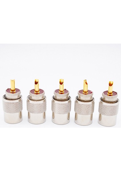 10 Adet Rf Konnektörü Uhf Erkek Konnektör Rg8 RG58 Kablo Pabucu Anten Konnektörü PL259 (Yurt Dışından) fiyatları