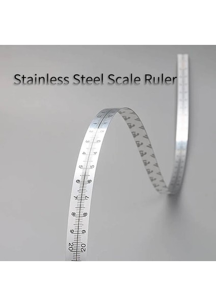 60 Cm-Paslanmaz Çelik Ölçekli Cetvel Ağaç Işleme Yardımcı Ölçme Aracı Kendinden Yapışkanlı Hassas Ölçek Dıy Ağaç Işleme Ölçü Aracı (Yurt Dışından) fiyatları