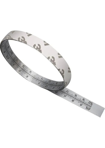 60 Cm-Paslanmaz Çelik Ölçekli Cetvel Ağaç Işleme Yardımcı Ölçme Aracı Kendinden Yapışkanlı Hassas Ölçek Dıy Ağaç Işleme Ölçü Aracı (Yurt Dışından) fırsatları