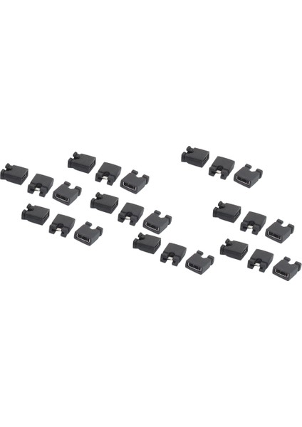 120 Adet 2.54MM Standart Pcb Şant Kısa Mini Jumper Kapak Konektörü (Yurt Dışından)