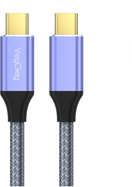 USB 3.1 Type-C Pd 100W 5A 10GBPS 4K 60Hz Destekli Kablo 1 Metre