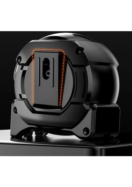 La Siyah 10M25MM-KENDINDEN Kilitlemeli Çelik Mezura Siyah Floresan Bant 5m Yüksek Hassasiyetli Kalınlaştırılmış Aşınmaya Dayanıklı Düşmeye Dayanıklı Ölçüm Bandı (Yurt Dışından) indirimleri