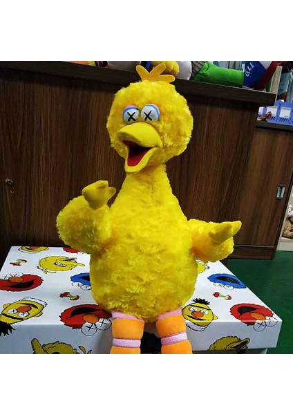 Kaws Susam Sokağı Elmo Kurabiye Canavarı Büyük Kuş Dolması Bebek Çocuk Peluş Oyuncak (Yurt Dışından)