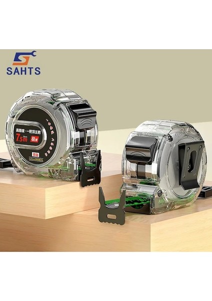 5m X25MM-SAHTS Kalınlaşmış Anti Kesme Bandı 3 5m Ev Metre Ölçer Çelik Bant Mini Küçük Paslanmaz Çelik Ölçme Aracı (Yurt Dışından)