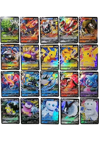Summerflowers 60 Adet/kutu Pokemon V Kartları Vmax Ingilizce Parlayan Ticaret Tahsil Oyun Kartı Çocuk Takara Tomy Oyuncaklar Hediye (Yurt Dışından)