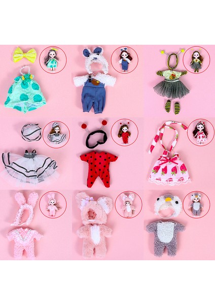 16 cm Oyuncak Bebek Giysileri Etek Takım Elbise Çocuklar Için Bebek Giydirme Aksesuarları Kız Oyuncak Mj (Yurt Dışından)
