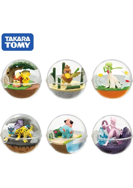 Pokemon Pokeball Pikachu Mewtwo Anime Figürü Japon Karikatür Film Çevresel Oyuncaklar Sevimli Bebek Hediyeleri Gacha Süsler Sürpriz Kutusu (Yurt Dışından)