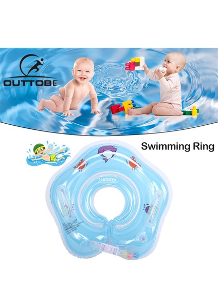 Outtobe Yüzme Simidi Bebek Yüzme Şamandıra Halkası Banyo Koruma Çemberi Güvenlik Oyuncakları Yüzme Havuzu Aksesuarları Çift Balon Yüzme Simidi Boyunluk 0-12 Ay Bebekler Için Şamandıra Halkası (Yurt Dışından)
