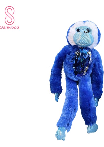42 cm Maymun Peluş Oyuncak Komik Sevimli Haşhaş Oyun Zamanı Bebek Kanepe Dekorasyon Huggy-Wuggy Peluş Korkunç Payetler Bebek Oyuncak Çocuk Hediye (Yurt Dışından)