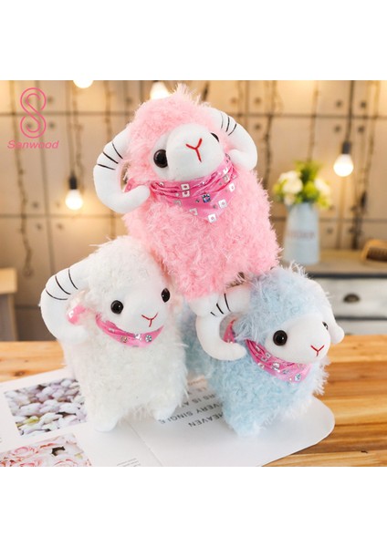 Güzel Peluş Lamba Koyun Hayvan Yumuşak Dolması Bebek Ev Yatak Kanepe Dekor Oyuncak Hediye (Yurt Dışından) modelleri