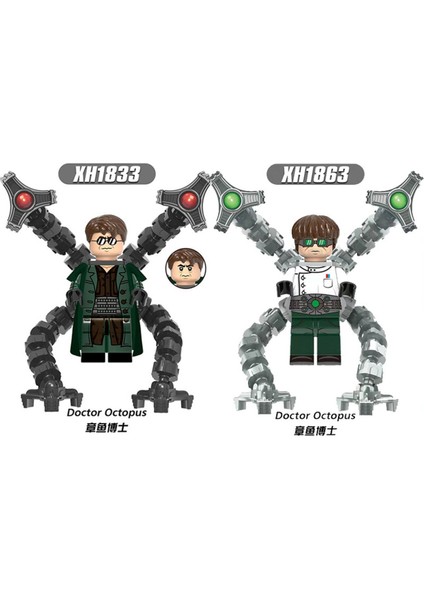 Tek Satış Marvel Doktor Ahtapot Figürleri Yapı Taşları Doc Ock Tuğlaları Çocuk Hediye Koleksiyonu Oyuncaklar Için Birleştirin XH1833 (Yurt Dışından)