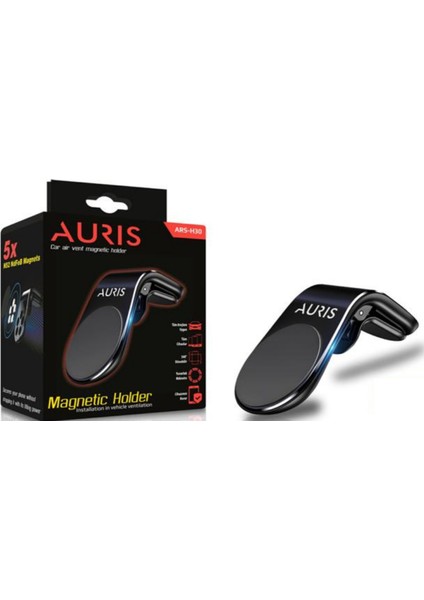Magnetik Şık Görünümlü 360 Dr Döndürme Imkanlı Araç Içi Telefon Tutucu