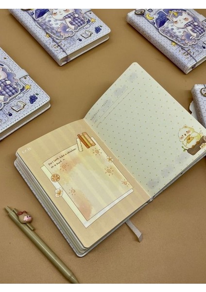Sevimli Unicorn Özel Tasarım Renkli Resimli Defter/notebook/günlük/bullet Journal