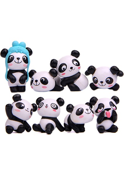 Adet/grup Sevimli Panda Düğün Dekorasyon Dıy Parti Ev Odası Masa Bahçe Dekor (Yurt Dışından)