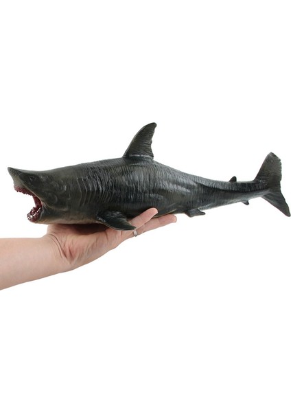 Büyük Megalodon Köpekbalığı Oyuncak Pratik Yetenek Paslanmaya Dayanıklı En Iyi Koleksiyon Gerçekçi Deniz Hayvanı Beyaz Köpekbalığı Heykelcik Dekor Için (Yurt Dışından)