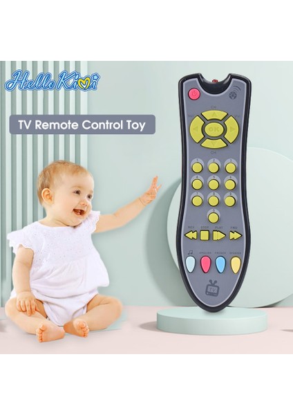 Hellokimi Bebek Müzik Öğrenme Oyuncaklar Tv Uzaktan Kumanda Oyuncak Erken Eğitici Oyuncaklar Çocuklar Elektrikli Kontrol Öğrenme Makinesi Oyuncak Çocuk Erkek Bebek Kız Için Komik Hediye (Yurt Dışından)