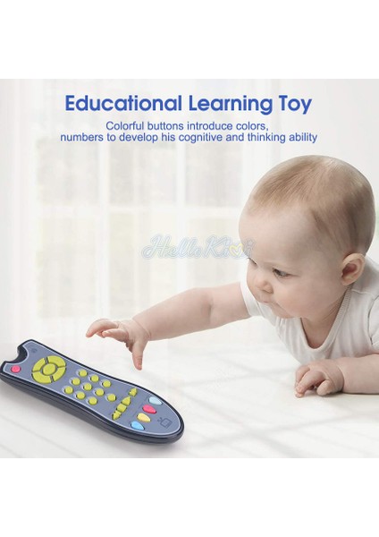 Hellokimi Bebek Müzik Öğrenme Oyuncaklar Tv Uzaktan Kumanda Oyuncak Erken Eğitici Oyuncaklar Çocuklar Elektrikli Kontrol Öğrenme Makinesi Oyuncak Çocuk Erkek Bebek Kız Için Komik Hediye (Yurt Dışından)