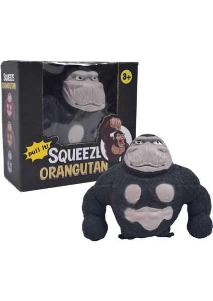 Çocuk Yenilik Komik Sıkma Oyuncaklar Yetişkinler Orangutan Goril Tutam Prank Streç Ribaund Yaratıcı Hediye Oyuncak (Yurt Dışından)