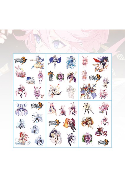 Adet/takım Anime Aksiyon Figürü Azur Lane Demon Slayer Oyunu Collapse Gakuen Etiket (Yurt Dışından) modelleri