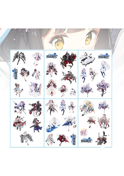 Adet/takım Anime Aksiyon Figürü Azur Lane Demon Slayer Oyunu Collapse Gakuen Etiket (Yurt Dışından) fırsatları