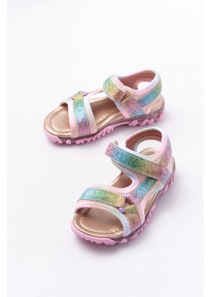 Kız Çocuk Bakır Spor Kaydırmaz Taban Sandalet modelleri