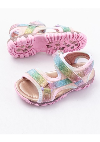 Kız Çocuk Bakır Spor Kaydırmaz Taban Sandalet fırsatları
