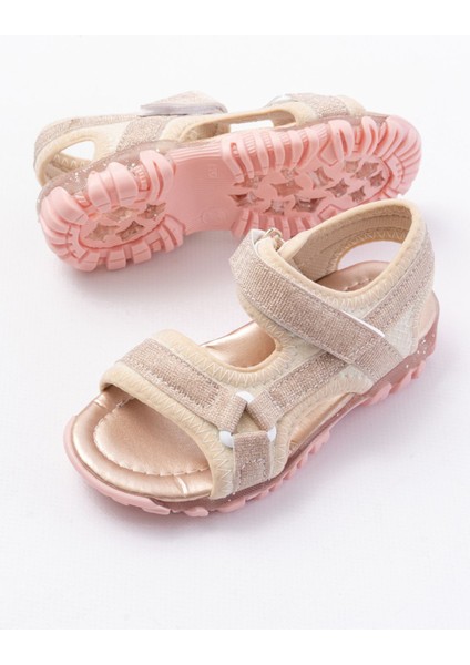 Kız Çocuk Bakır Spor Kaydırmaz Taban Sandalet fırsatları