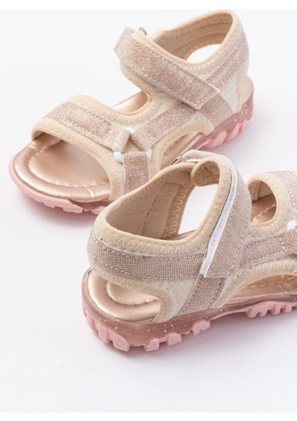 Kız Çocuk Bakır Spor Kaydırmaz Taban Sandalet indirimleri