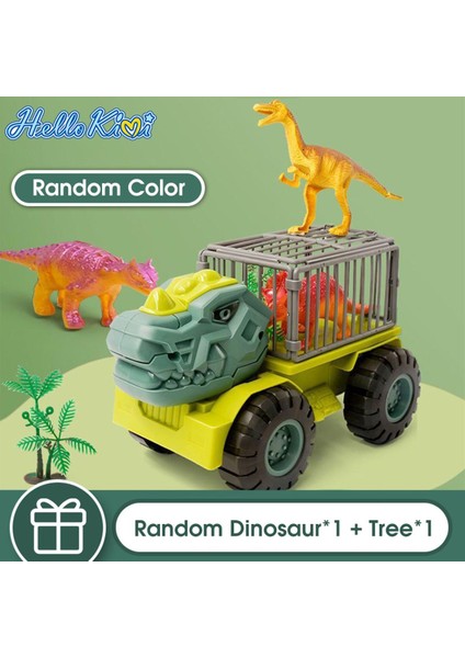 Hellokimi Büyük Boy Dinozor Oyuncakları Büyük Dinozor Kafesi Kamyon Tyrannosaurus Taşıyıcı Mühendislik Araç Araba Oyuncakları Ekskavatör Buldozer Kamyon Çocuklar Için Araç (Yurt Dışından)