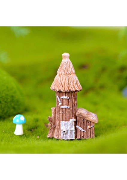 Dollhouse Minyatürleri Ev Villa Ormanlık Peri Ekici Bahçe Ev Dekorasyonu (Yurt Dışından) modelleri