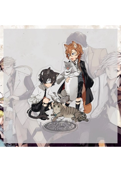 Sıcak Japonya Anime Bungo Sokak Köpekleri Şekil 15 cm Akrilik Standı Modeli Zarif Masaüstü Süsler Koleksiyonu Oyuncaklar Arkadaş Hediye (Yurt Dışından) modelleri