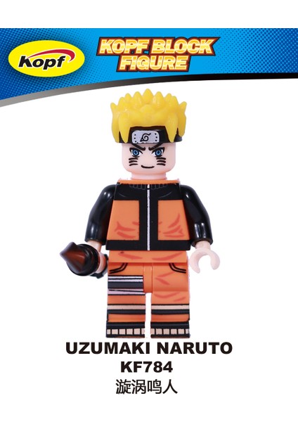 Tek Satış Yapı Taşları Naruto Mortal Uzumakı Naruto Hatake Kakashı Jıraıya Rakamlar Koleksiyon Oyuncaklar Çocuklar Için KF6078 (Yurt Dışından)