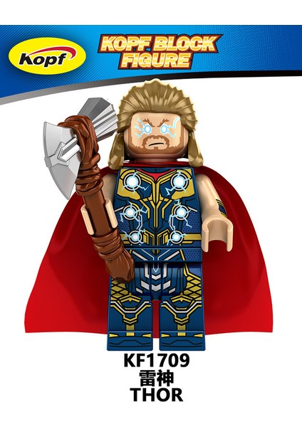 Tek Satış Marvel Rakamlar Yapı Taşları Thor Jane Foster Korg Heimdall Odin Minifigures Çocuk Boys Koleksiyonu Hediye Oyuncaklar Için Tuğlalar Birleştirin KF6161 (Yurt Dışından)