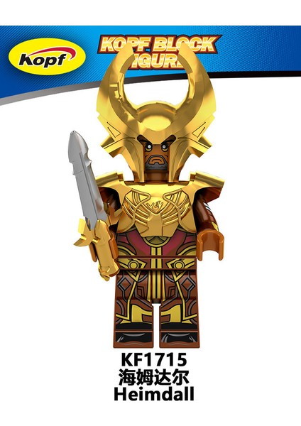 Tek Satış Marvel Rakamlar Yapı Taşları Thor Jane Foster Korg Heimdall Odin Minifigures Çocuk Boys Koleksiyonu Hediye Oyuncaklar Için Tuğlalar Birleştirin KF6161 (Yurt Dışından)