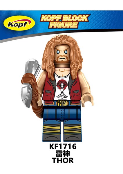 Tek Satış Marvel Rakamlar Yapı Taşları Thor Jane Foster Korg Heimdall Odin Minifigures Çocuk Boys Koleksiyonu Hediye Oyuncaklar Için Tuğlalar Birleştirin KF6161 (Yurt Dışından)