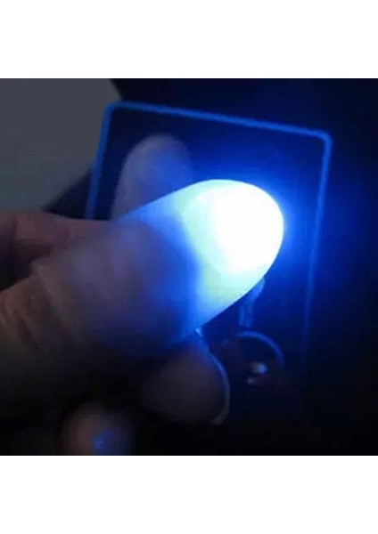 Özgür Ruh 1 Çift Yaratıcı Sihirli Başparmak Ucu LED Işık Sihir Dans Partisi Sahne Için Parmak Işıkları - Mavi/yeşil/kırmızı Işık (Yurt Dışından)