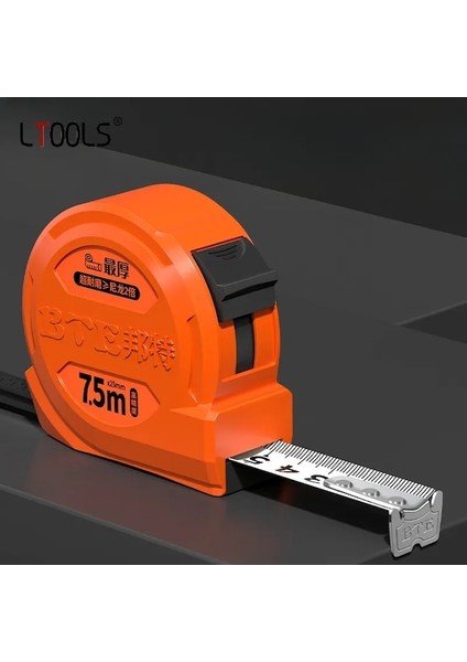 5m 25MM -3 5 7.5 10 Metre Yüksek Hassasiyetli Çelik Mezura Kalınlaşmış Cetvel Marangozluk Kutusu Cetvel Metrik Sistem Metre Cetvel (Yurt Dışından)