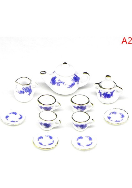 11 Adet 1:12 Bebek Evi Minyatür Kupalar Bulaşık Bardak Pot Seti Oyuncaklar Dollhouse Aksesuarı (Yurt Dışından)
