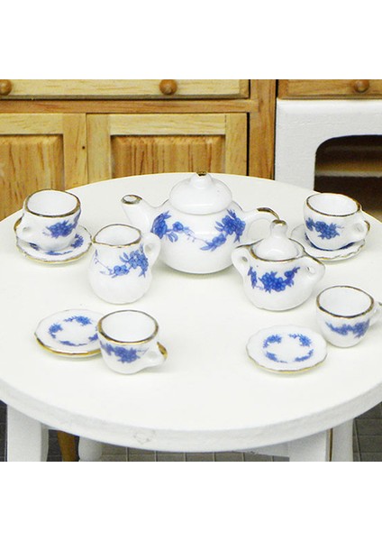 11 Adet 1:12 Bebek Evi Minyatür Kupalar Bulaşık Bardak Pot Seti Oyuncaklar Dollhouse Aksesuarı (Yurt Dışından) fiyatları