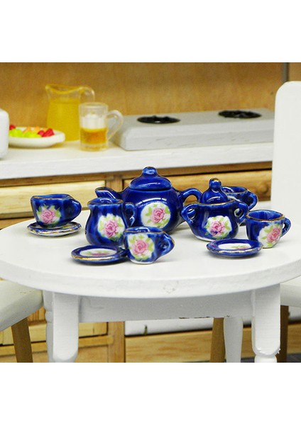 11 Adet 1:12 Bebek Evi Minyatür Kupalar Bulaşık Bardak Pot Seti Oyuncaklar Dollhouse Aksesuarı (Yurt Dışından) indirimleri