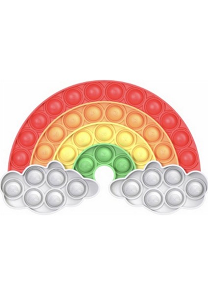 Fidget Pop Öğretici Oyuncaklar Basit Gamze Itme Kabarcık Fidget Duyusal Oyuncak Özel Ihtiyaçları (Yurt Dışından)