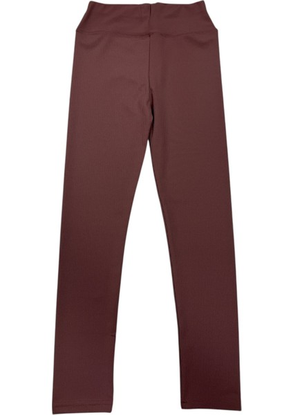 Mor Fitilli Kadın Tayt