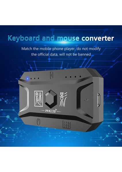 M1PRO Gamepad Mobil Denetleyici Klavye Fare Dönüştürücü Android Ios Telefon Için Taşınabilir Mobil Oyun Fare Dönüştürücü (Yurt Dışından)