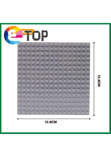 [etop] 16 x 16 Nokta Taban Plaka Buı Ing B Cks Uyumlu Küçük Boyutlu Taban Plakası Dıy Yapı Taşları Oyuncak (Yurt Dışından)