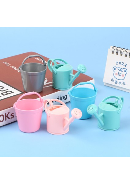 1 Takım Dollhouse Minyatür Kova Sulama Kovası Bitki Sulama Bahçe Aracı Dekor Mj (Yurt Dışından)