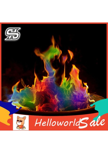 Helloworld Canlı Alev Tozu Festivali Ambiyans Mistik Çarpıcı Alev Renk Değiştiren Paketler (Yurt Dışından) indirimleri