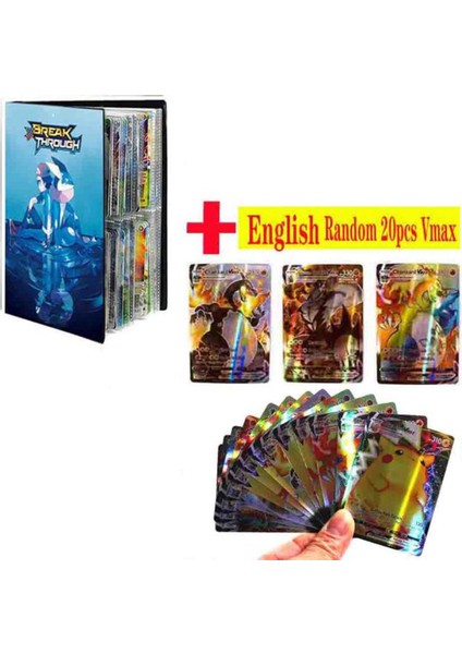 20 Adet Pokemon Kart Kitap Oyunu Yangın Söndüren Ejderha Pikachu Anime Oyuncak Koleksiyonu Kart Kitap Koleksiyonu Kitapçık Oyuncaklar (Yurt Dışından)